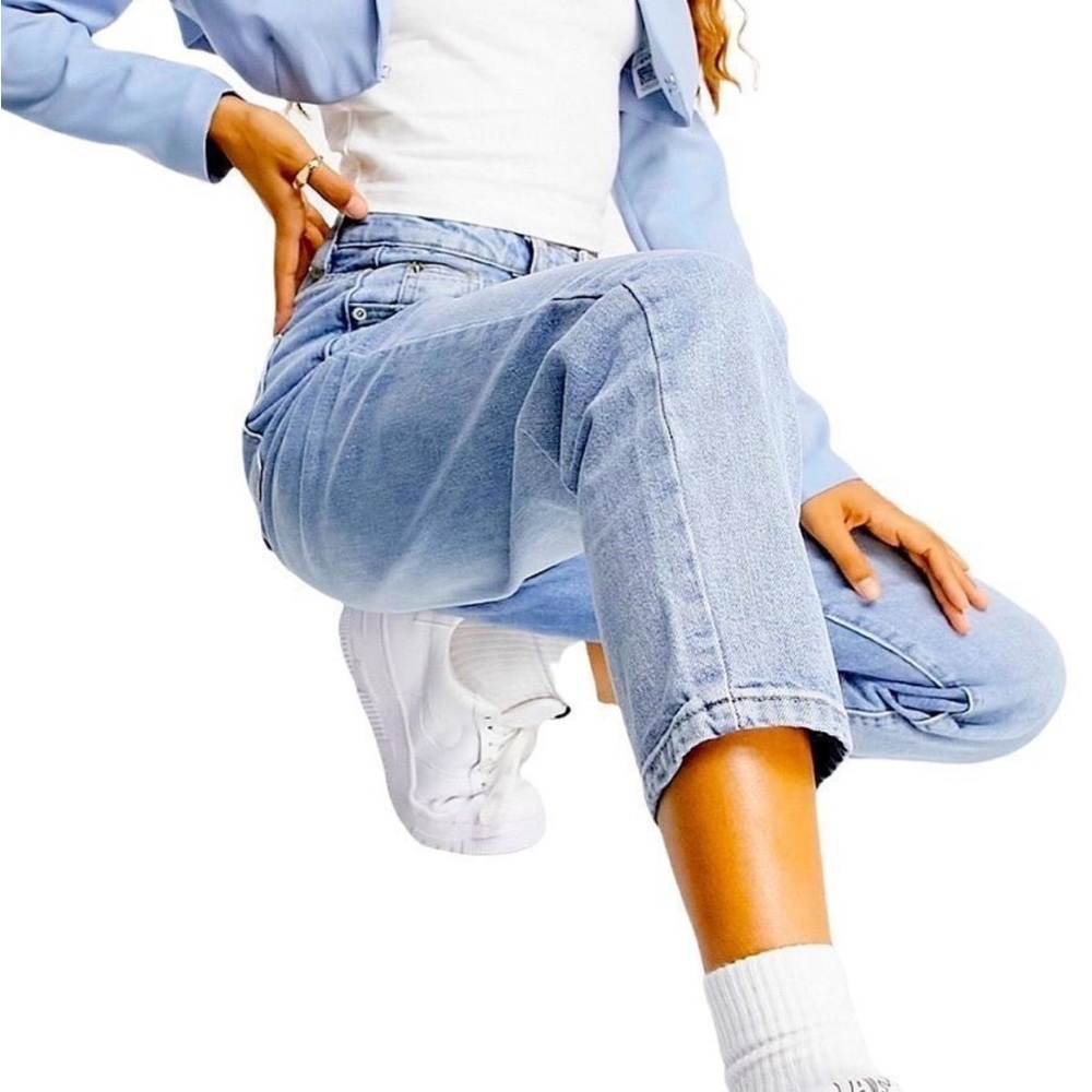 Misguided Petite Riot High Rise Mom Jeans US Size 2 WORN ONCE